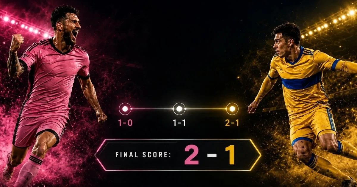 Inter Miami vs Tigres UANL Timeline